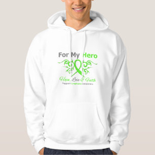Lymphom-Krebs-Stammes- Band-Held Hoodie