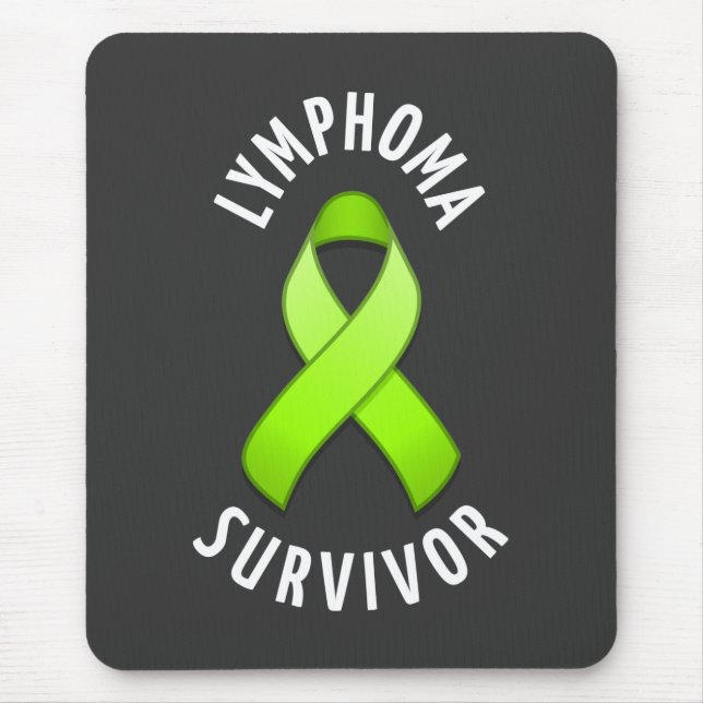 Lymphom-Krebs-Überlebender Mousepad (Vorne)