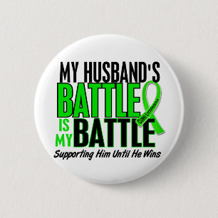 Lymphom mein Kampf zu 1 Ehemann Button
