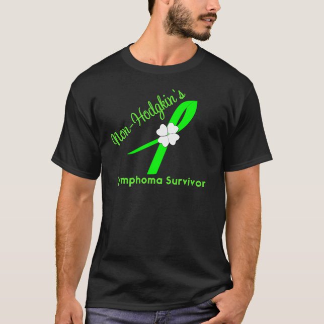 Lymphom - Non-Hodgkins Überlebender T-Shirt (Vorderseite)