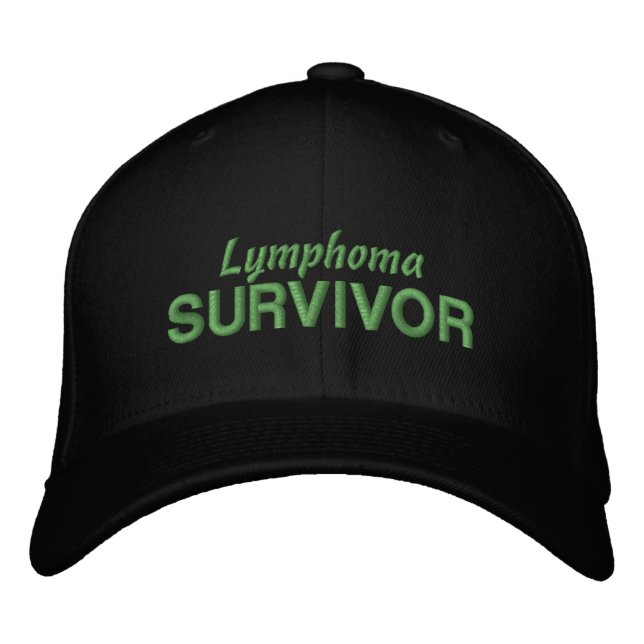 Lymphom Survivor Bestickte Kappe (Vorderseite)