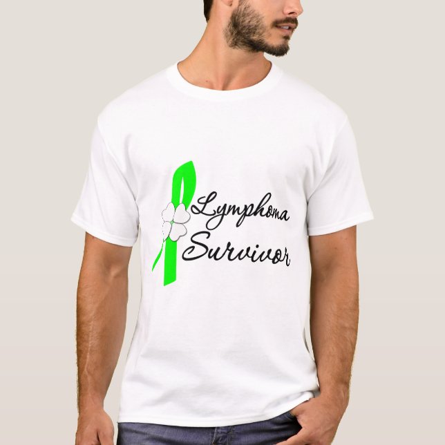 Lymphom-Überlebend-Inspirationen T-Shirt (Vorderseite)