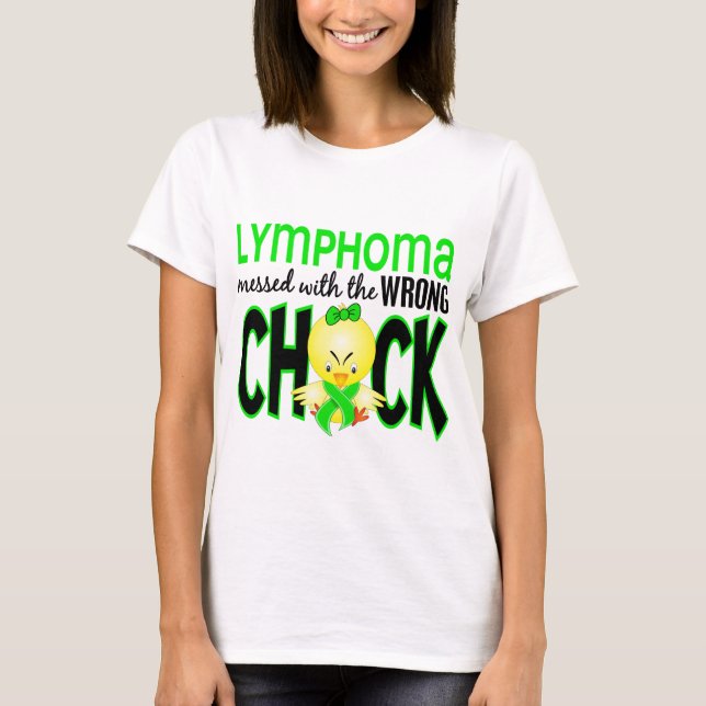 Lymphom verwirrt mit dem falschen Küken T-Shirt (Vorderseite)