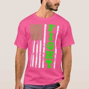 Lymphoma Awareness Fight American Flag 4. Juli T-Shirt