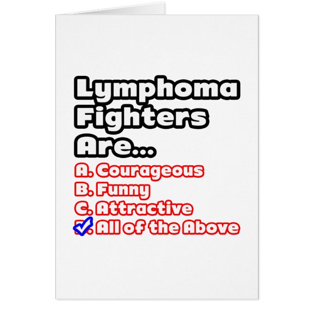 Lymphoma Fighter Quiz (Vorne)