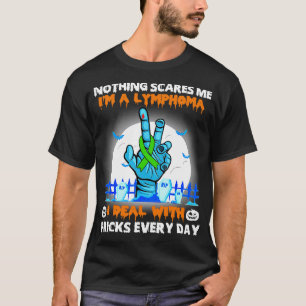 Lymphomen Bewusstsein Nichts stört mich glücklich  T-Shirt