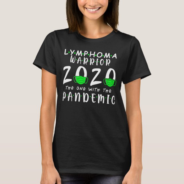 Lymphomkrieger 2020 mit Pandemie T-Shirt (Vorderseite)