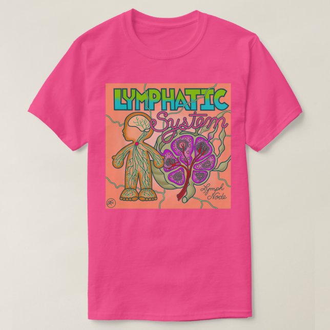 Lymphsystem T-Shirt (Design vorne)