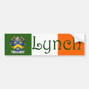 Lynch Coat of Arms Flag Autoaufkleber