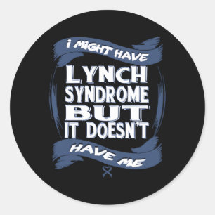 Lynch-Syndrom Runder Aufkleber