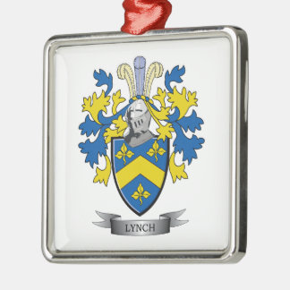 Lynch-Wappen Silbernes Ornament