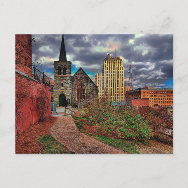 Lynchburg-Sicht Postkarte (Vorderseite)