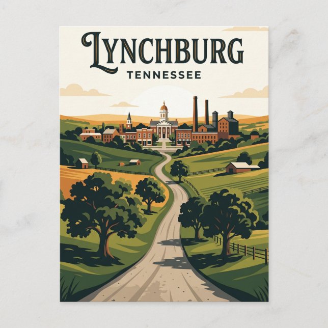Lynchburg USA Postkarte (Vorderseite)