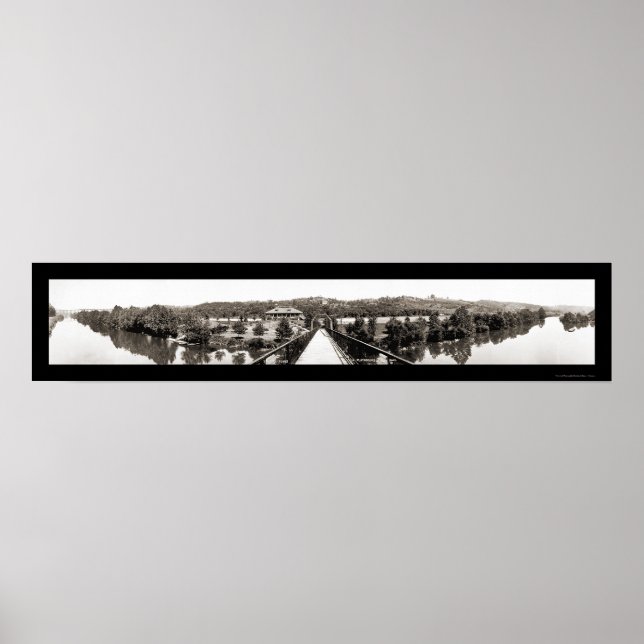 Lynchburg VA Foto 1920 Poster (Vorne)