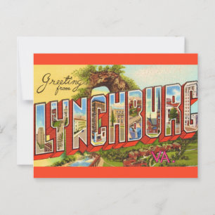 Lynchburg VA Grußpostkarte  Postkarte