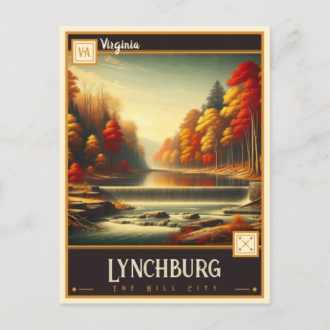 Lynchburg, Virginia | Vintage Postkarte (Vorderseite)