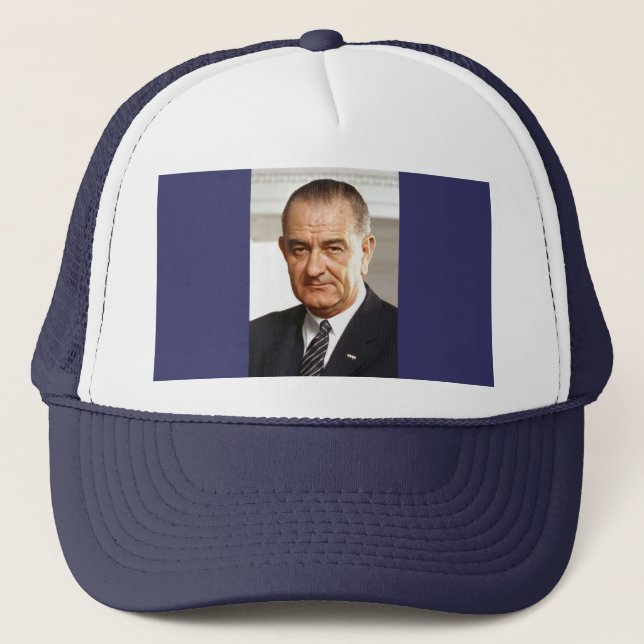 Lyndon B. Johnson 36. Präsident Truckerkappe (Vorderseite)