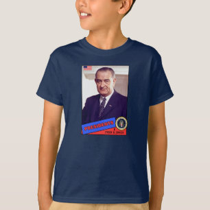 Lyndon B. Johnson Baseballkarte T-Shirt