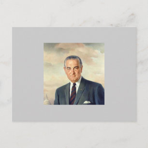 Lyndon B. Johnson Postkarte