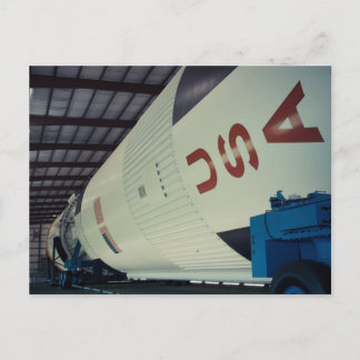 Lyndon B. Johnson Space Center Apollo Rocket Postkarte