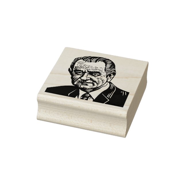 Lyndon Johnson Rubber Briefmarke Gummistempel (Stempel)