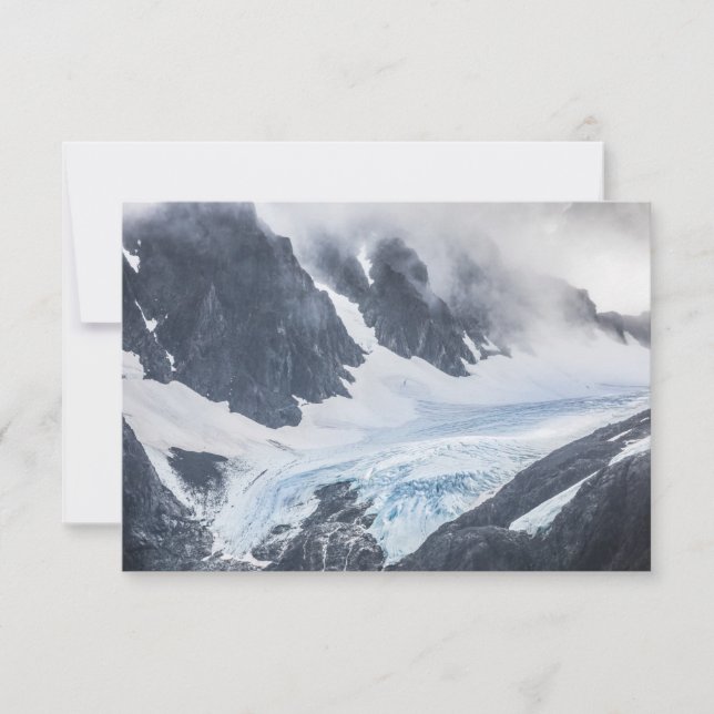 Lyngen Norwegen Glacier Landscape Foto Card (Vorderseite)