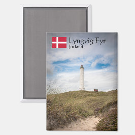 Lyngvig Lighthouse Souvenir Magnet