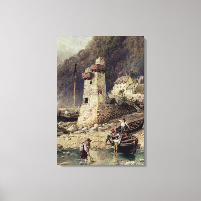 Lynmouth, Devonshire Leinwanddruck (Vorderseite)