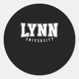 Lynn Arch Vintage College Sportdesign T Runder Aufkleber