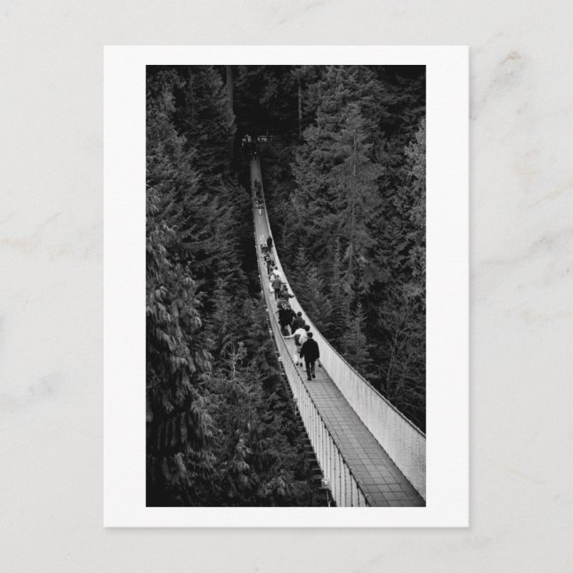 Lynn Canyon Suspension Bridge Postkarte (Vorderseite)