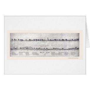 Lynn, panoramische Karte MAs - 1820