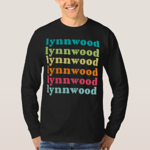 Lynnwood Washington WA farbenfrohe Wiederholungste T-Shirt
