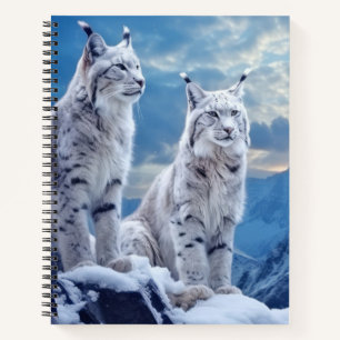 Lynx Animal Wildlife Wilder Wilder Maler Notizbuch
