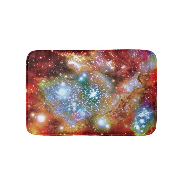 Lynx Arc Starbirth Star Cluster Artist Impression Badematte (Vorderseite)