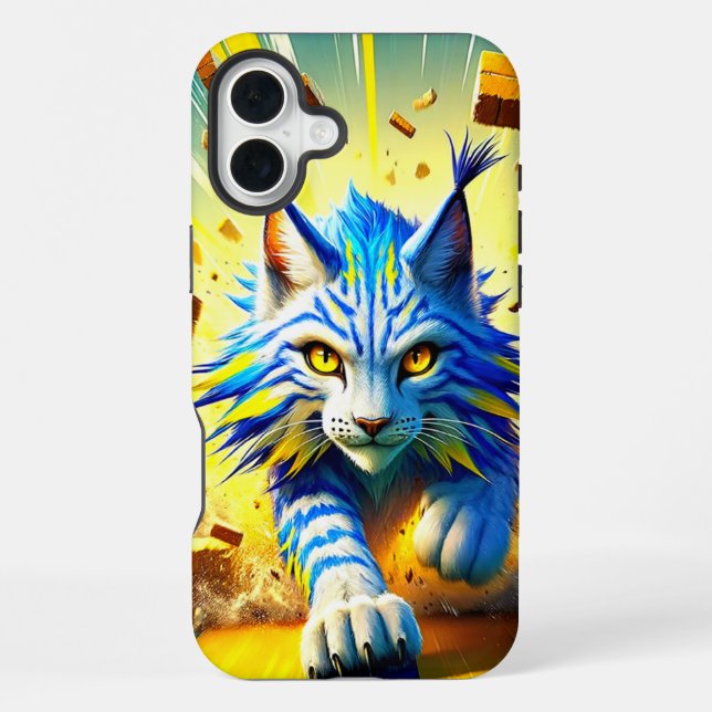 Lynx Art Phone Case iPhone Hülle (Rückseite)