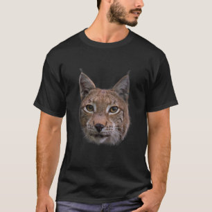 Lynx Design lynxes Wildkatzen Geschenk T-Shirt
