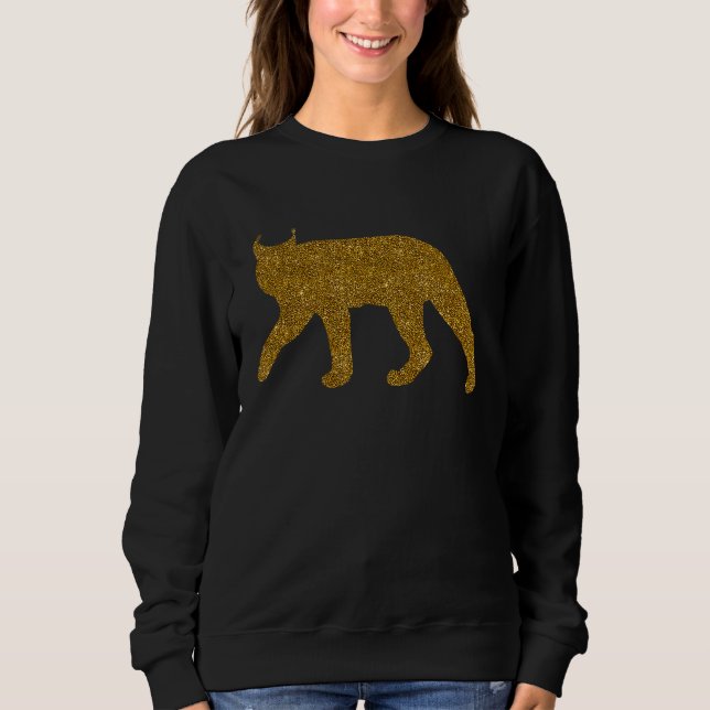 Lynx  For Women Girl Bobcat Caracal Wildcat Sweatshirt (Vorderseite)