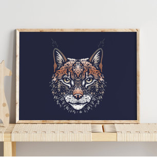 Lynx   Forest Animal Lynx Wall Print Poster
