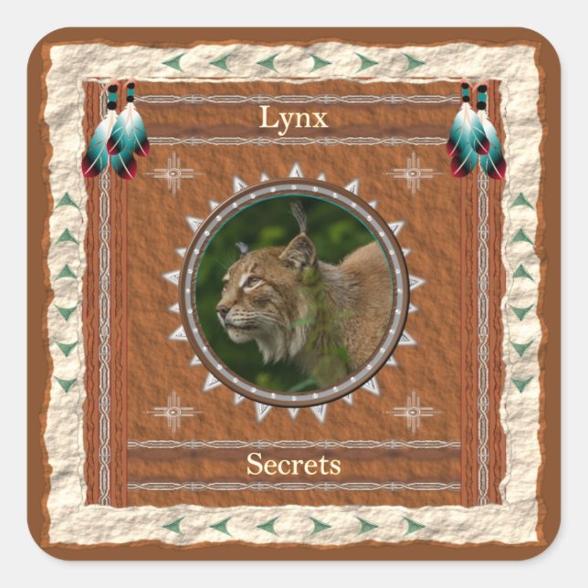 Lynx - Geheimnisse - Aufkleber - 20 pro Blatt (Vorderseite)