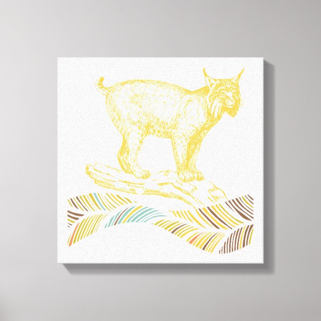Lynx Leinwanddruck (Vorderseite)