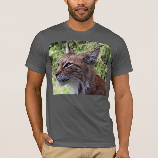 Lynx mit Nahem T - Shirt (Vorderseite)