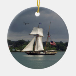 Lynx-Ornament Keramik Ornament