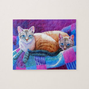Lynx Point Siamese Cats Puzzle