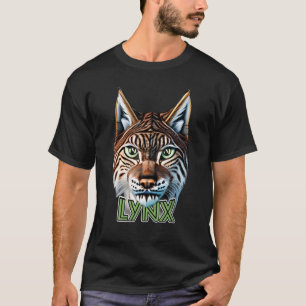 Lynx Portrait Bobcat Wildcat T-Shirt