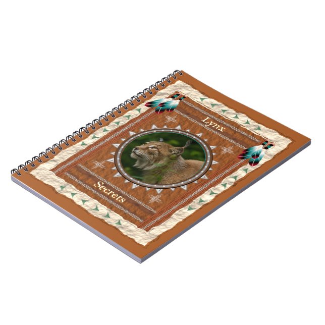 Lynx - Secrets - Notebook 80 Seiten Notizblock (Linke Seite)