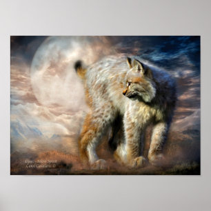 Lynx Silent Spirit Art Poster/Print Poster