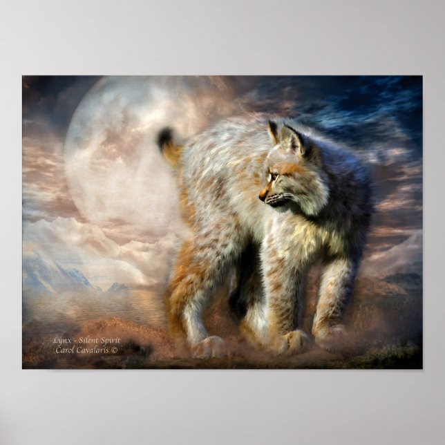 Lynx Silent Spirit Art Poster/Print Poster (Vorne)
