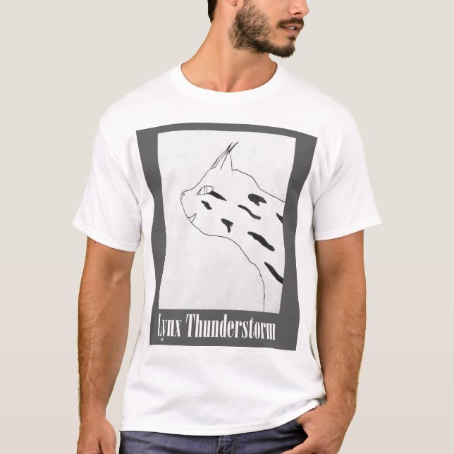 Lynx Thunderstorm Profil T-Shirt (Vorderseite)