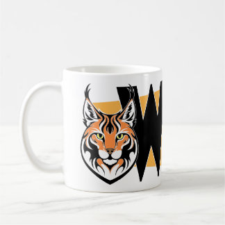 Lynx - Wild. Vorsicht. Beobachtung Kaffeetasse