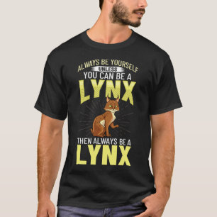Lynxes Animal Red Lynx Kanada Iberian Eurasian T-Shirt